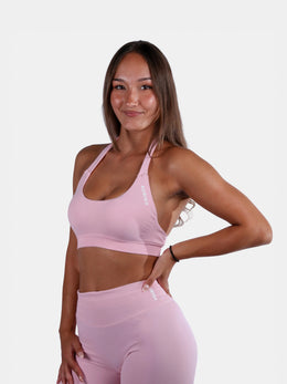 Driven Halter BH — Blush