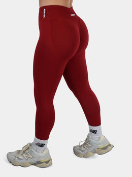 Driven Leggings — Wine